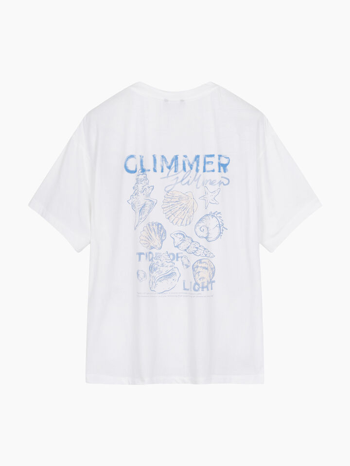 T-SHIRT - sisley k short sleeve t-shirt - Creamy White | Sisley K image number 2
